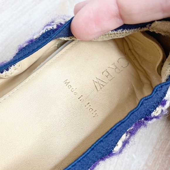 J. Crew Purple Tweed Ballet Flats size 10 - Picture 4 of 7